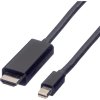 Value DisplayPort prepojovací kábel Mini DisplayPort konektory, Zástrčka HDMI-A 1.00 m čierna 11.99.5795 tienený Kábel DisplayPort; 11.99.5795 Value DisplayPort prepojovací kábel Mini DisplayPort konektory, Zástrčka HDMI-A 1.00 m čierna 11.99.5795 tienený Kábel DisplayPort; 11.99.5795
