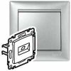 Legrand VALENA RJ-45 1x UTP 8-pin (7702 42) hliník 6 Legrand VALENA RJ-45 1x UTP 8-pin (7702 42) hliník 6