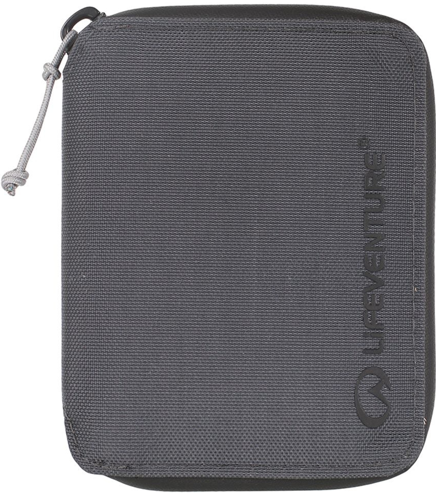 Lifeventure RFiD Bi Fold Wallet grey voděodolná peňaženka