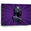 Sablio Obraz BLACK PANTHER z profilu Fialový - 90x60 cm Sablio Obraz BLACK PANTHER z profilu Fialový - 90x60 cm