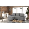 Rohová rozkladacia sedačka LENOX svetlosivá - SAWANA 84 Rohová rozkladacia sedačka LENOX svetlosivá - SAWANA 84