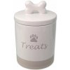 Dóza Dog Fantasy keramická na maškrty biela s úchytkou 13,5x21,5cm, 1500ml Dóza Dog Fantasy keramická na maškrty biela s úchytkou 13,5x21,5cm, 1500ml