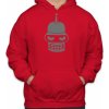 Fajntričko Mikina -robot, Farba **červená**, Strih/ Variant Pánsky/UNISEX Fajntričko Mikina -robot, Farba **červená**, Strih/ Variant Pánsky/UNISEX