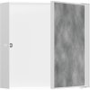 Hansgrohe XtraStoris Rock - Výklenok do steny s dvierkami pre obklady 300x300x100mm, biela matná 56085700 Hansgrohe XtraStoris Rock - Výklenok do steny s dvierkami pre obklady 300x300x100mm, biela matná 56085700