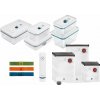 Vákuové nádoby Zwilling Fresh & Save sklo a plast s vrecúškami a pumpičkou M/L modrozelené 16 dielov Vákuové nádoby Zwilling Fresh & Save sklo a plast s vrecúškami a pumpičkou M/L modrozelené 16 dielov