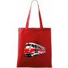 Električka T3R farebná - Taška bavlnená - 42 x 38 cm ( Červená ) Električka T3R farebná - Taška bavlnená - 42 x 38 cm ( Červená )