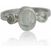 Grey Clymene Strieborný prsteň s akvamarínovou bezelkou a tubičkou FE50070435430743HI Grey Clymene Strieborný prsteň s akvamarínovou bezelkou a tubičkou FE50070435430743HI