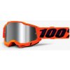 100% okuliare Accura 2 Neon Orange silver flash 100% okuliare Accura 2 Neon Orange silver flash