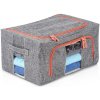 VILDE Látkový pevný box na uskladnenie textilu, sivý PILLOW 40x 30 x 20 cm (22l) VILDE Látkový pevný box na uskladnenie textilu, sivý PILLOW 40x 30 x 20 cm (22l)