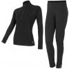 EGLOO Merino EGLOO DF MERINO ZipperNeck BaseSet dámske tričko s dlhým rukávom ZIP+spodky, čierna Veľkosť: XL EGLOO Merino EGLOO DF MERINO ZipperNeck BaseSet dámske tričko s dlhým rukávom ZIP+spodky, čierna Veľkosť: XL