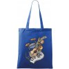 Hudobné nástroje v notách - Taška bavlnená - 42 x 38 cm ( Kráľovská modrá ) Hudobné nástroje v notách - Taška bavlnená - 42 x 38 cm ( Kráľovská modrá )