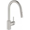 Grohe Concetto - Drezová batéria s výsuvnou spŕškou, supersteel - 31483DC2 Grohe Concetto - Drezová batéria s výsuvnou spŕškou, supersteel - 31483DC2
