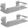 APT DA264A 2X KÚPEĽŇOVÁ SPRCHOVÁ POLIČKA, STRIEBORNÁ APT DA264A 2X KÚPEĽŇOVÁ SPRCHOVÁ POLIČKA, STRIEBORNÁ