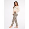 Dámske bavlnené pyžamo Cornette 655/439 I Am Perfect S béžová Dámske bavlnené pyžamo Cornette 655/439 I Am Perfect S béžová