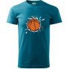 Basketbal lopta v triku - Klasické pánske tričko vyššej gramáže - XL ( Tmavý tyrkys ) Basketbal lopta v triku - Klasické pánske tričko vyššej gramáže - XL ( Tmavý tyrkys )