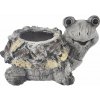 INDECOR Ebi Kvetináč korytnačka 32 x 25 x 21 cm, keramika, vzhľad kameňa INDECOR X14124