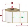 OEM 60,00 x 50,00 mm PP BOPP, permanentné lepidlo, D40, 1000ks, biele OEM 60,00 x 50,00 mm PP BOPP, permanentné lepidlo, D40, 1000ks, biele
