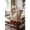 Dámska kožená kabelka TS05-107/BEIGE Dámska kožená kabelka TS05-107/BEIGE