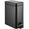Aqualine Simple Line Odpadkový kôš 5 l, matná čierna GAQ005B Aqualine Simple Line Odpadkový kôš 5 l, matná čierna GAQ005B