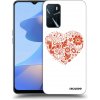 Picasee silikónový čierny obal pre OPPO A16 - Veľké srdce Picasee silikónový čierny obal pre OPPO A16 - Veľké srdce