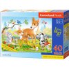 CASTORLAND Puzzle Malý koloušok MAXI 40 dielikov CASTORLAND Puzzle Malý koloušok MAXI 40 dielikov