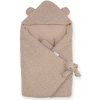 ALBERO MIO Detská zavinovačka do autosedačky COTTON MUSLIN & BOUCLE - karamel ALBERO MIO Detská zavinovačka do autosedačky COTTON MUSLIN & BOUCLE - karamel