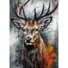 Norimpex diamantové maľovanie Jeleň (kresba) 30 x 40cm