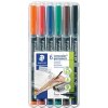Permanentný popisovač, sada, 0,4 mm, STAEDTLER Lumocolor 313, 6 rôznych farieb Permanentný popisovač, sada, 0,4 mm, STAEDTLER Lumocolor 313, 6 rôznych farieb
