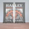 Sablio Záclony Harley-Davidson Live to ride: 2ks 150x250cm Sablio Záclony Harley-Davidson Live to ride: 2ks 150x250cm