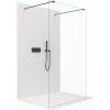 CERANO - Sprchová zástena Walk-in Onyx Duo Ľ/P - 8 mm - hranatá vzpera - čierna matná, transparentné sklo - 100x200 cm CERANO - Sprchová zástena Walk-in Onyx Duo Ľ/P - 8 mm - hranatá vzpera - čierna matná, transparentné sklo - 100x200 cm