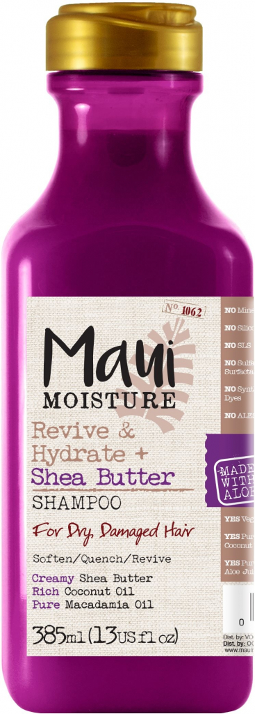 Maui oživujúci šampón + Shea Butter pre zničené vlasy 385 ml