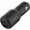 Belkin BOOST CHARGE™ 42W Duální Power Delivery PPS nabíječka do auta - 30W USB-C & 12W USB-A, černá (CCB005btBK) Belkin BOOST CHARGE™ 42W Duální Power Delivery PPS nabíječka do auta - 30W USB-C & 12W USB-A, černá (CCB005btBK)