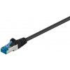 S/FTP (PiMF) Patchkábel LSOH 1m cat.6a, čierny, Cu S/FTP (PiMF) Patchkábel LSOH 1m cat.6a, čierny, Cu