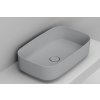 Ceramica Dolomite Noemi umývadlo 62x38 cm obdĺžnik pultové umývadlo sivá/kamenná matná D311045 Ceramica Dolomite Noemi umývadlo 62x38 cm obdĺžnik pultové umývadlo sivá/kamenná matná D311045