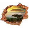 Diera 3D fototapeta na stenu Kilimanjaro keňa 90x70 cm Diera 3D fototapeta na stenu Kilimanjaro keňa 90x70 cm