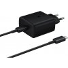 Samsung EP-TA845EBE + EP-DW767JBE 45W cestovná nabíjačka + USB-C/USB-C dátový kábel čierny (voľné balenie) (57983113521) Samsung EP-TA845EBE + EP-DW767JBE 45W cestovná nabíjačka + USB-C/USB-C dátový kábel čierny (voľné balenie) (57983113521)