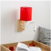 Brilagi Brilagi - LED Nástenná lampa NUBILA WOOD 1xE27/25W/230V + LED/3W dub/červená BG1565K + záruka 3 roky zadarmo + záruka 3 roky zadarmo Brilagi Brilagi - LED Nástenná lampa NUBILA WOOD 1xE27/25W/230V + LED/3W dub/červená BG1565K + záruka 3 roky zadarmo + záruka 3 roky zadarmo