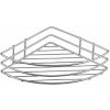 Aqualine Aqualine, Chrom LINE drôtená rohová polica jednoduchá, chróm, 37005 Aqualine Aqualine, Chrom LINE drôtená rohová polica jednoduchá, chróm, 37005