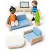 Bigjigs Toys Dřevěný nábytek do domečku pro panenky Obývací pokoj Bigjigs Toys Dřevěný nábytek do domečku pro panenky Obývací pokoj