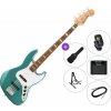 Fender Squier Affinity Series Active Jazz Bass LRL SET 2 Mystic Sea Foam Green Elektrická basgitara Fender Squier Affinity Series Active Jazz Bass LRL SET 2 Mystic Sea Foam Green Elektrická basgitara
