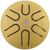 - Hluru Mini tongue drum - 6 nôt A-moll (minor) zlatý - Hluru Mini tongue drum - 6 nôt A-moll (minor) zlatý