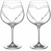 Diamante Swarovski Poháre Hearts 640 ml 2 ks Diamante Swarovski Poháre Hearts 640 ml 2 ks