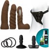 Doc Johnson Vac-U-Lock Štartovací set Dual Density s 3 nástavcami ULTRASKYN Doc Johnson Vac-U-Lock Štartovací set Dual Density s 3 nástavcami ULTRASKYN