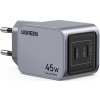 UGREEN síťová rychlonabíječka Nexode Pro 45W 2-Port USB-C, GaN, stříbrná 35008 UGREEN síťová rychlonabíječka Nexode Pro 45W 2-Port USB-C, GaN, stříbrná 35008