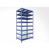 Kovový regál Biedrax 45 x 120 x 210 cm, modrý - 8 políc pozink Kovový regál Biedrax 45 x 120 x 210 cm, modrý - 8 políc pozink