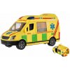 Teddies Auto ambulancia plast 12 cm na zotrvačník CZ Teddies Auto ambulancia plast 12 cm na zotrvačník CZ