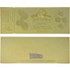 FaNaTtik Back To The Future replika Gyrosphere Collectible Ticket pozlacený