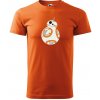 Sablio Tričko s potlačou Star Wars BB-8 - oranžové L Sablio Tričko s potlačou Star Wars BB-8 - oranžové L