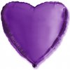 Godan Fóliový balón srdce fialový 46 cm Godan Fóliový balón srdce fialový 46 cm
