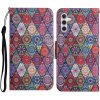 Peňaženkové 3D puzdro PATTERN na Samsung Galaxy A54 5G – Diamantový kaleidoskop Peňaženkové 3D puzdro PATTERN na Samsung Galaxy A54 5G – Diamantový kaleidoskop
